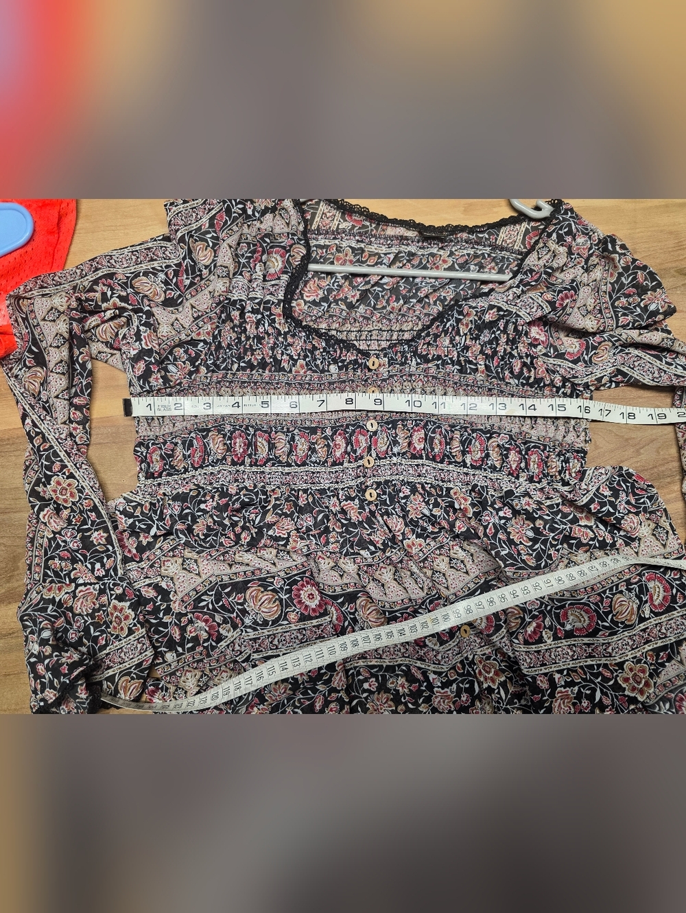 Boho Gypsy Loose Fit Top - Picture 15 of 16